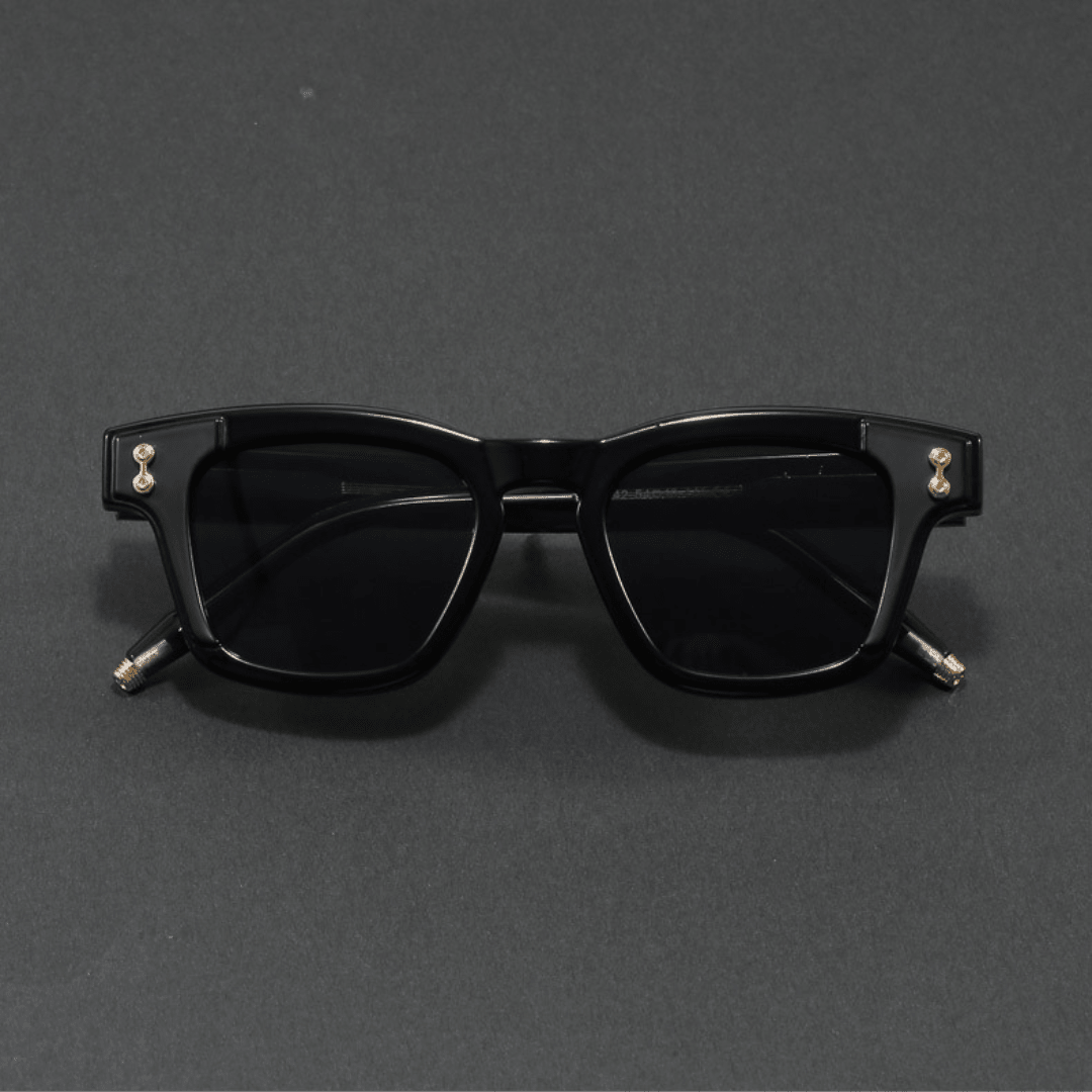 Garrison Rivet Shades - Gloss Black - 
