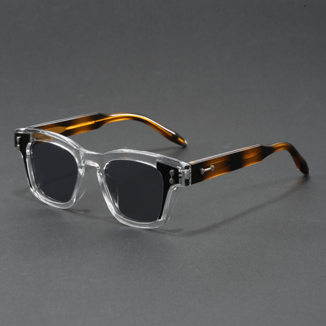 Garrison Rivet Shades - Crystal Clear Tortoise - 
