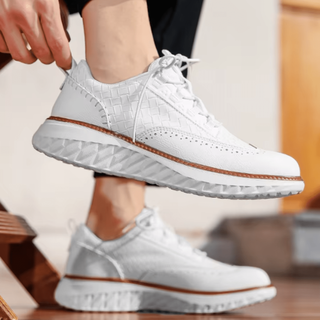 Harrison Brogue Sneaker - Greyson Vale