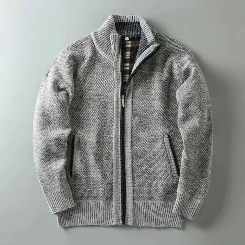 Harrison Plaid - Lined Knit Jacket - Greyson Vale