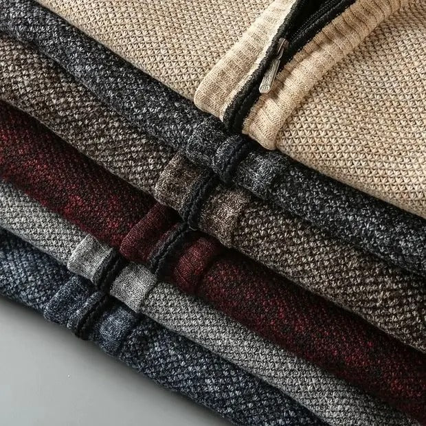 Harrison Plaid - Lined Knit Jacket - Greyson Vale