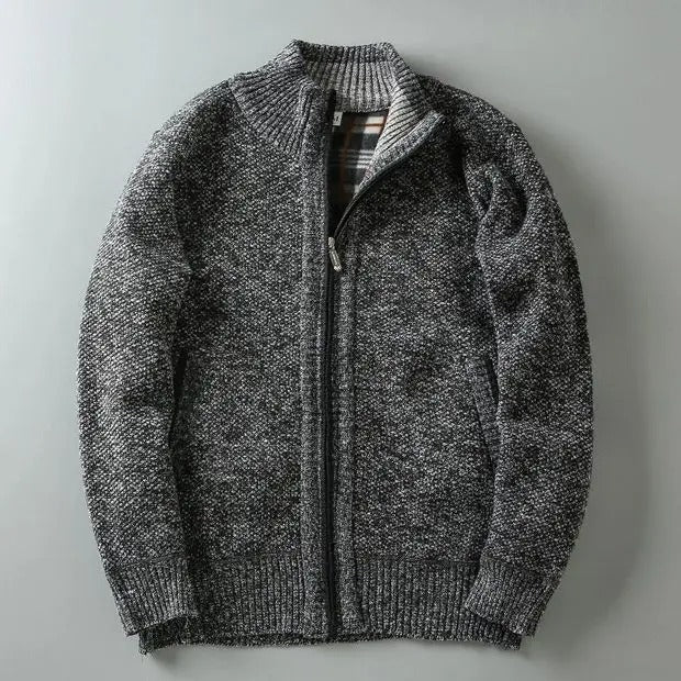 Harrison Plaid - Lined Knit Jacket - Greyson Vale