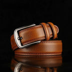 Harrison Signature Cowhide Leather Belt - Greyson Vale