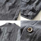 Hiroshi Linen Overshirt - Greyson Vale