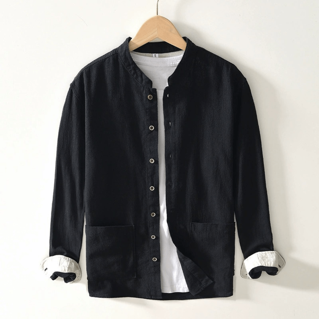 Hiroshi Linen Overshirt - Greyson Vale