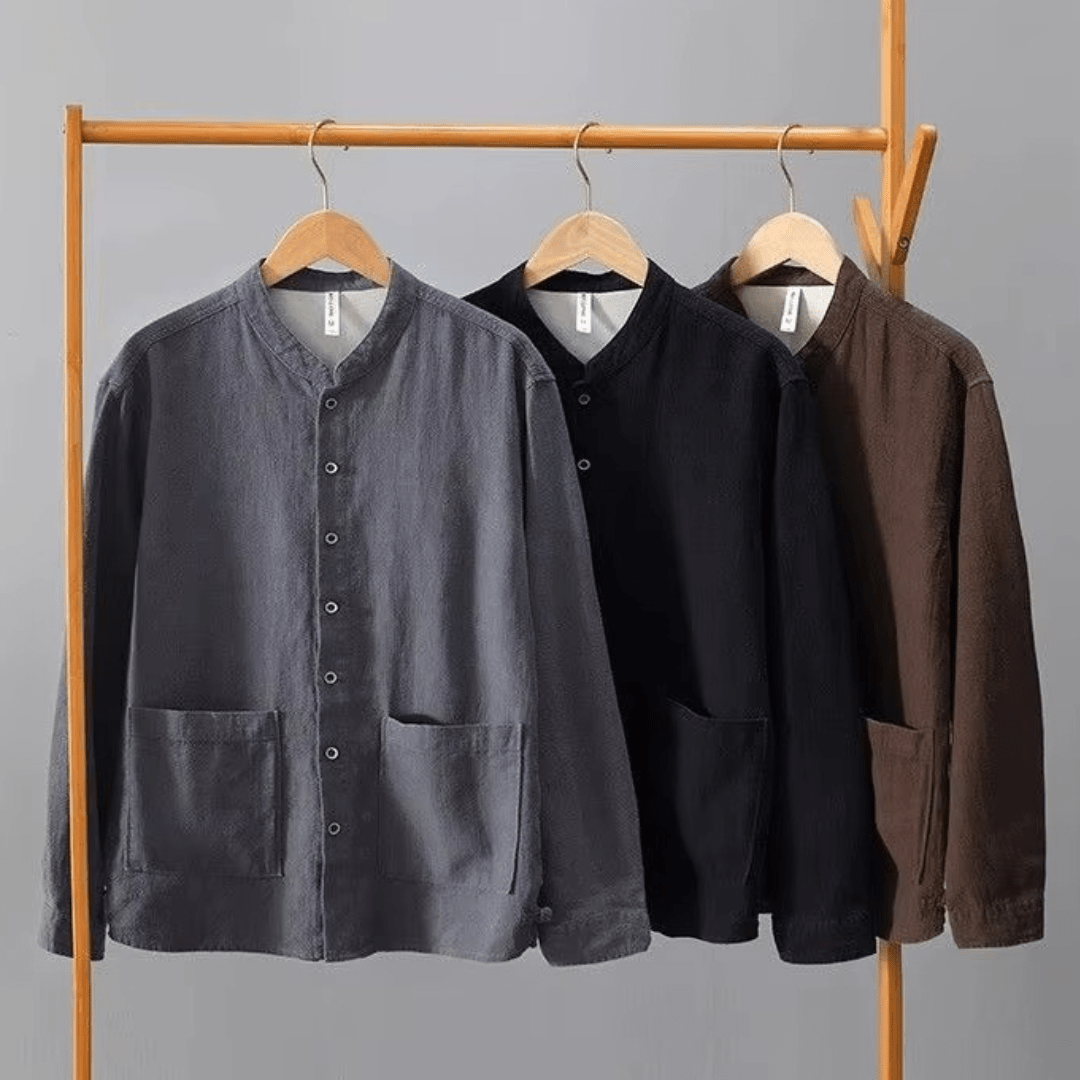 Hiroshi Linen Overshirt - Greyson Vale
