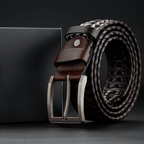 Hudson Braided Leather Belt - Greyson Vale