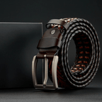 Hudson Braided Leather Belt - Greyson Vale