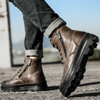 Hudson Genuine Leather Zip - Boot - Greyson Vale