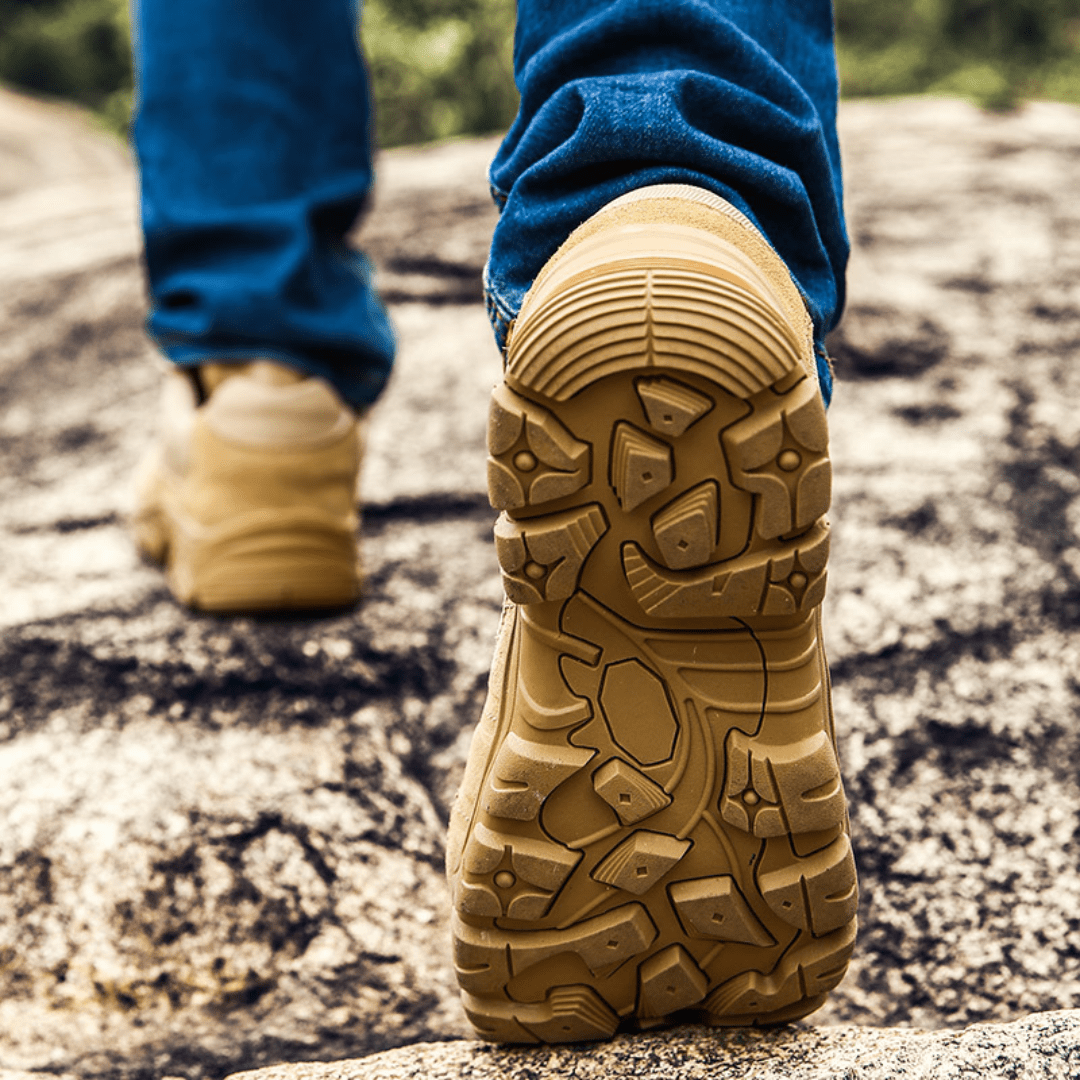 Kelvin Wide - Track Trainers - Khaki - 6