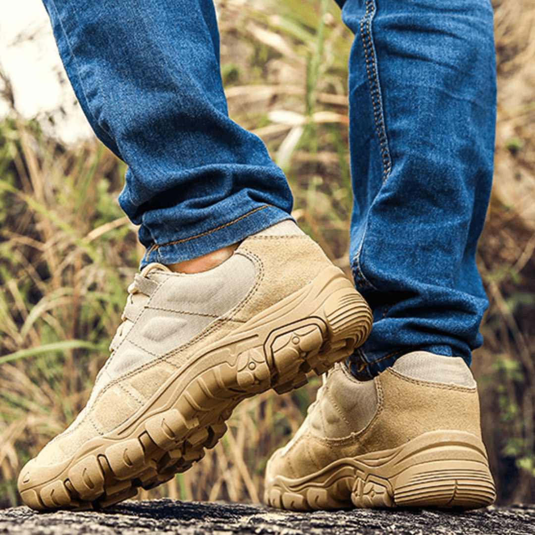 Kelvin Wide - Track Trainers - Khaki - 6