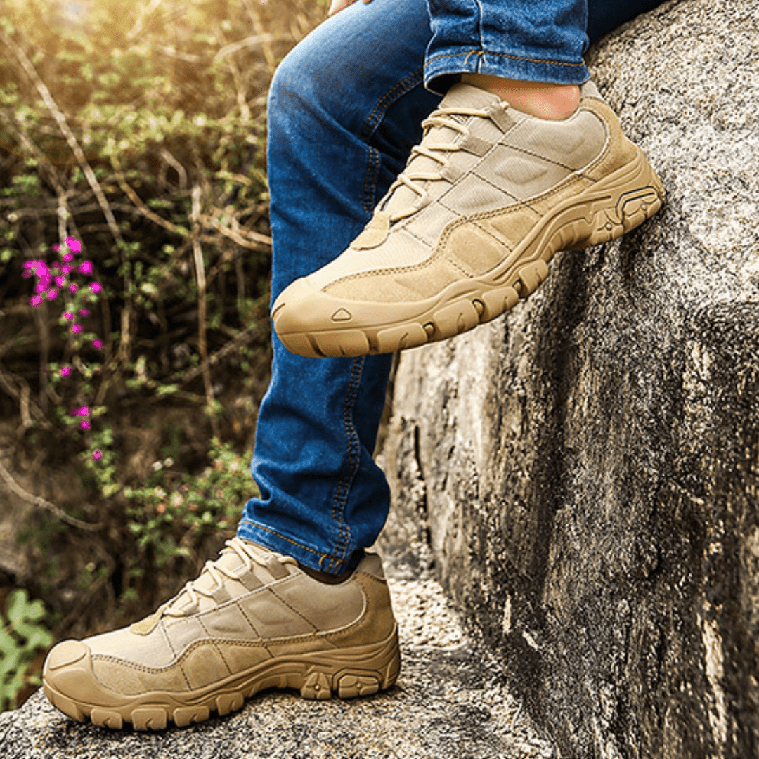 Kelvin Wide - Track Trainers - Khaki - 6