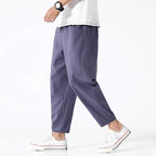 Kyoto Linen Cropped Pants - Greyson Vale