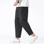 Kyoto Linen Cropped Pants - Greyson Vale