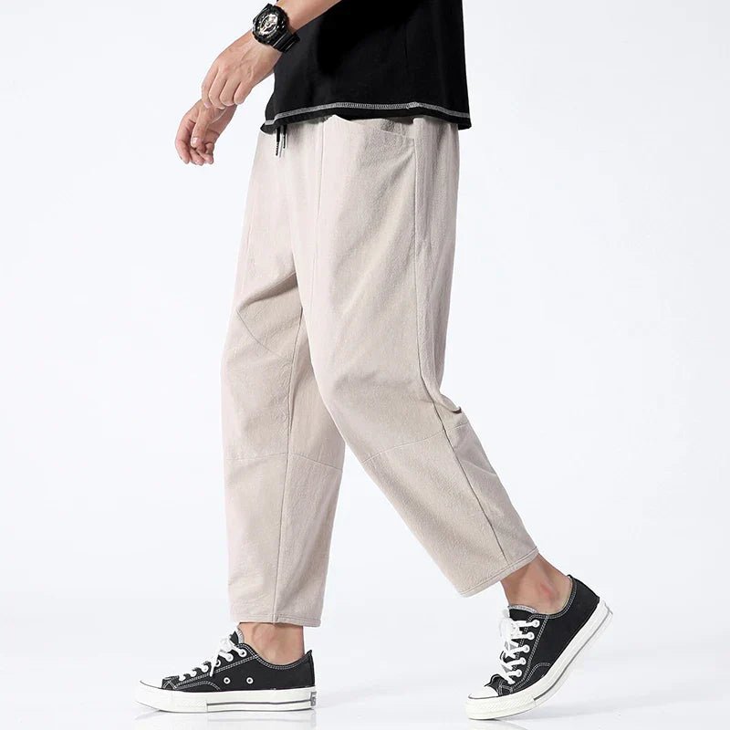 Kyoto Linen Cropped Pants - Greyson Vale