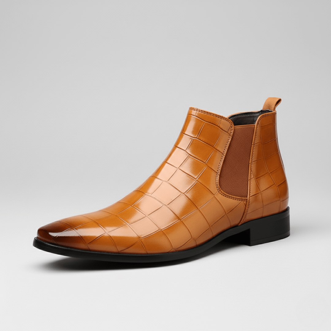 Marco Crocodile Chelsea Boots - Greyson Vale