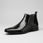 Marco Crocodile Chelsea Boots - Classic Black - 7