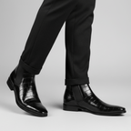 Marco Crocodile Chelsea Boots - Classic Black - 7