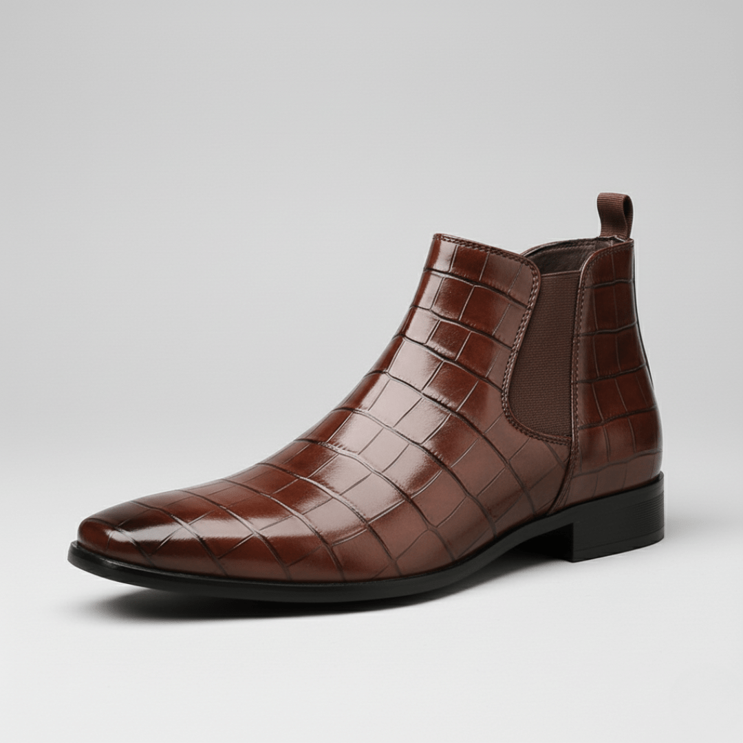 Marco Crocodile Chelsea Boots - Greyson Vale