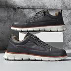 Marconi Leather Sneakers - Greyson Vale