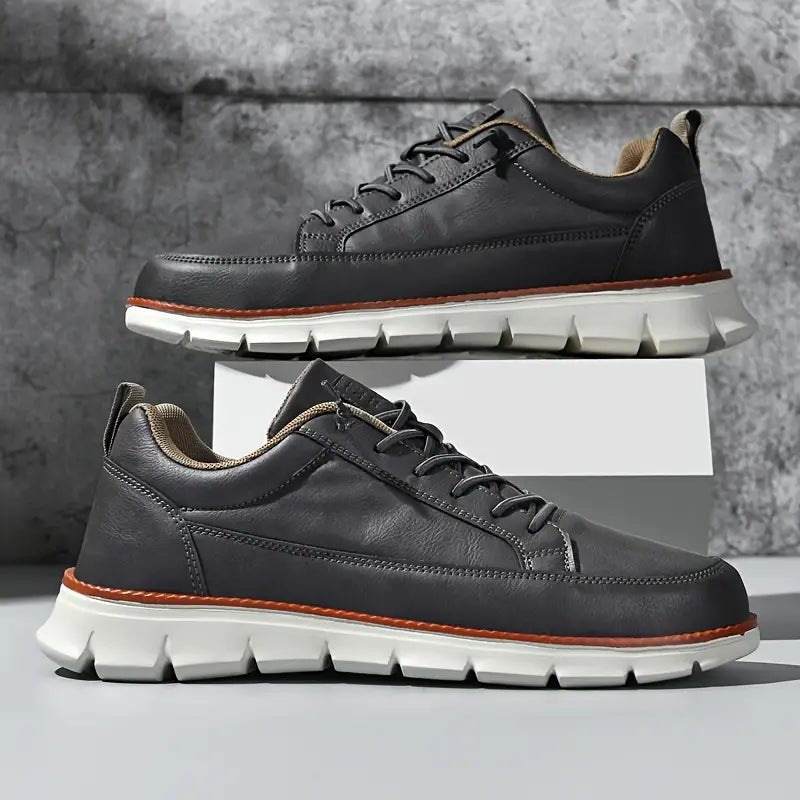 Marconi Leather Sneakers - Greyson Vale