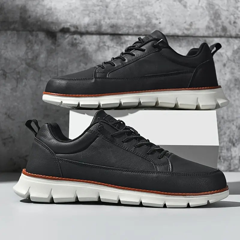 Marconi Leather Sneakers - Greyson Vale