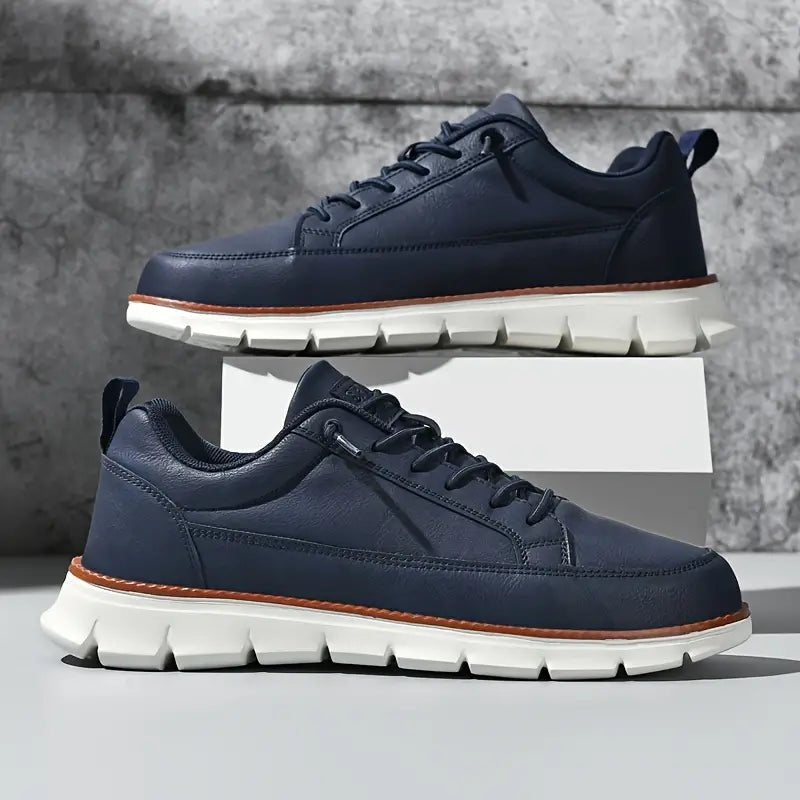Marconi Leather Sneakers - Greyson Vale