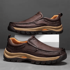 Maxwell Genuine Leather Slip - On - Brown - 5.5