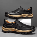 Maxwell Genuine Leather Slip - On - Black - 6.5