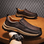 Maxwell Genuine Leather Slip - On - Brown - 5.5