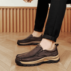 Maxwell Genuine Leather Slip - On - Brown - 5.5
