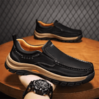 Maxwell Genuine Leather Slip - On - Black - 6.5