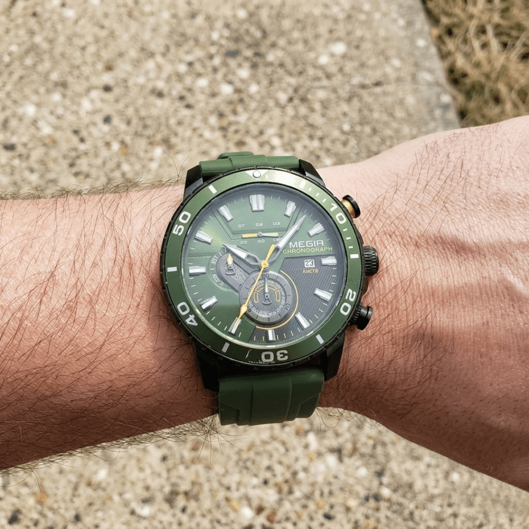 Meridian Swiss Chrono, 44mm - Tactical Green - 