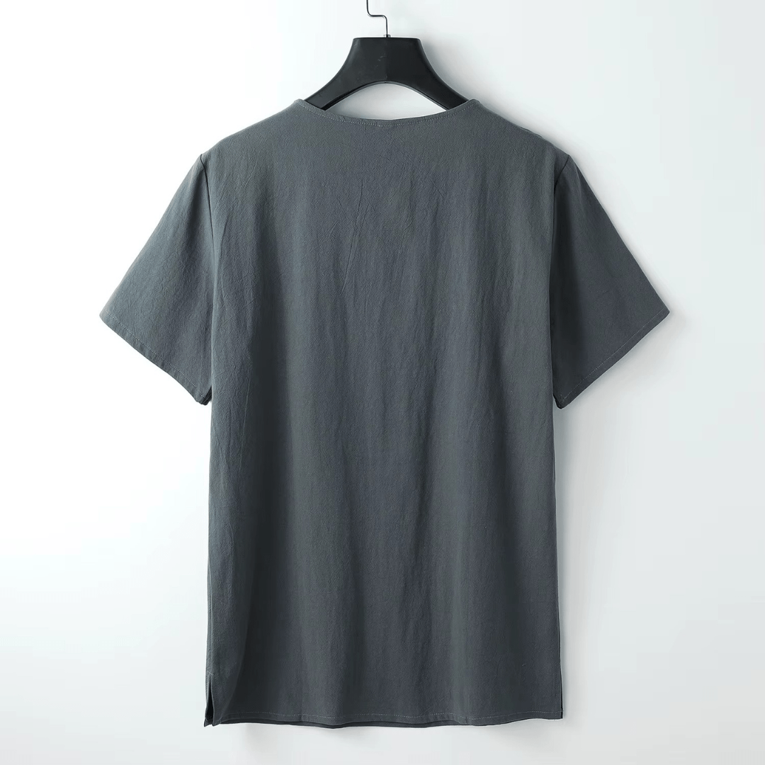 Monterey Linen Henley - Greyson Vale