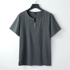 Monterey Linen Henley - Greyson Vale