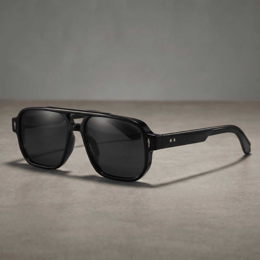 Ronin Retro Flyer Shades - Classic Black - 