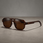 Ronin Retro Flyer Shades - Oxblood / Brown - 