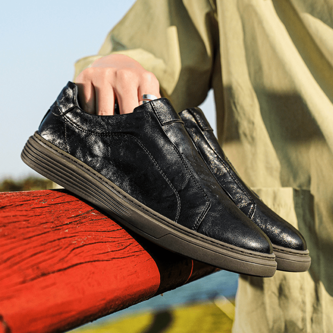 Sawyer Genuine Leather Sneaker - Greyson Vale