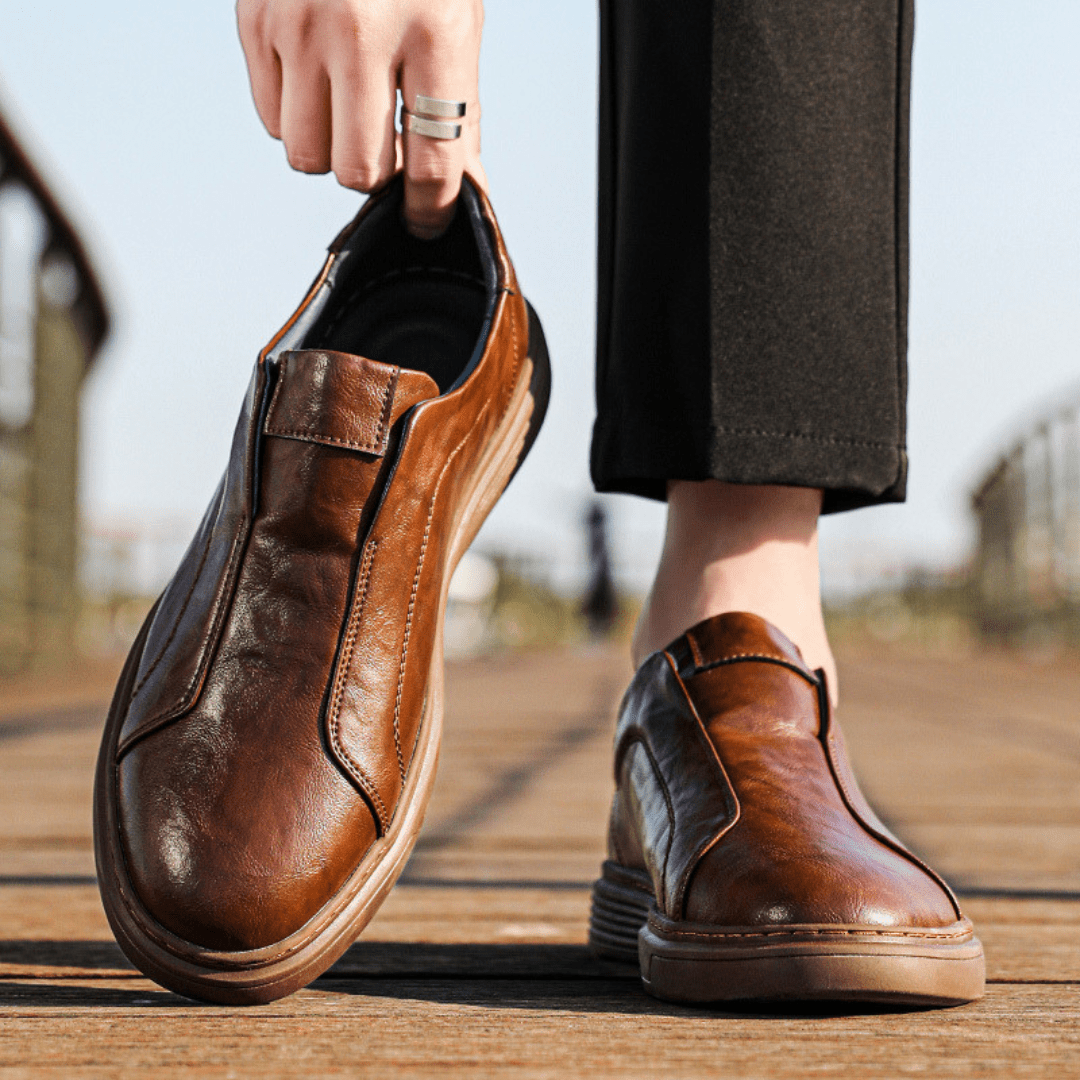 Sawyer Genuine Leather Sneaker - Greyson Vale