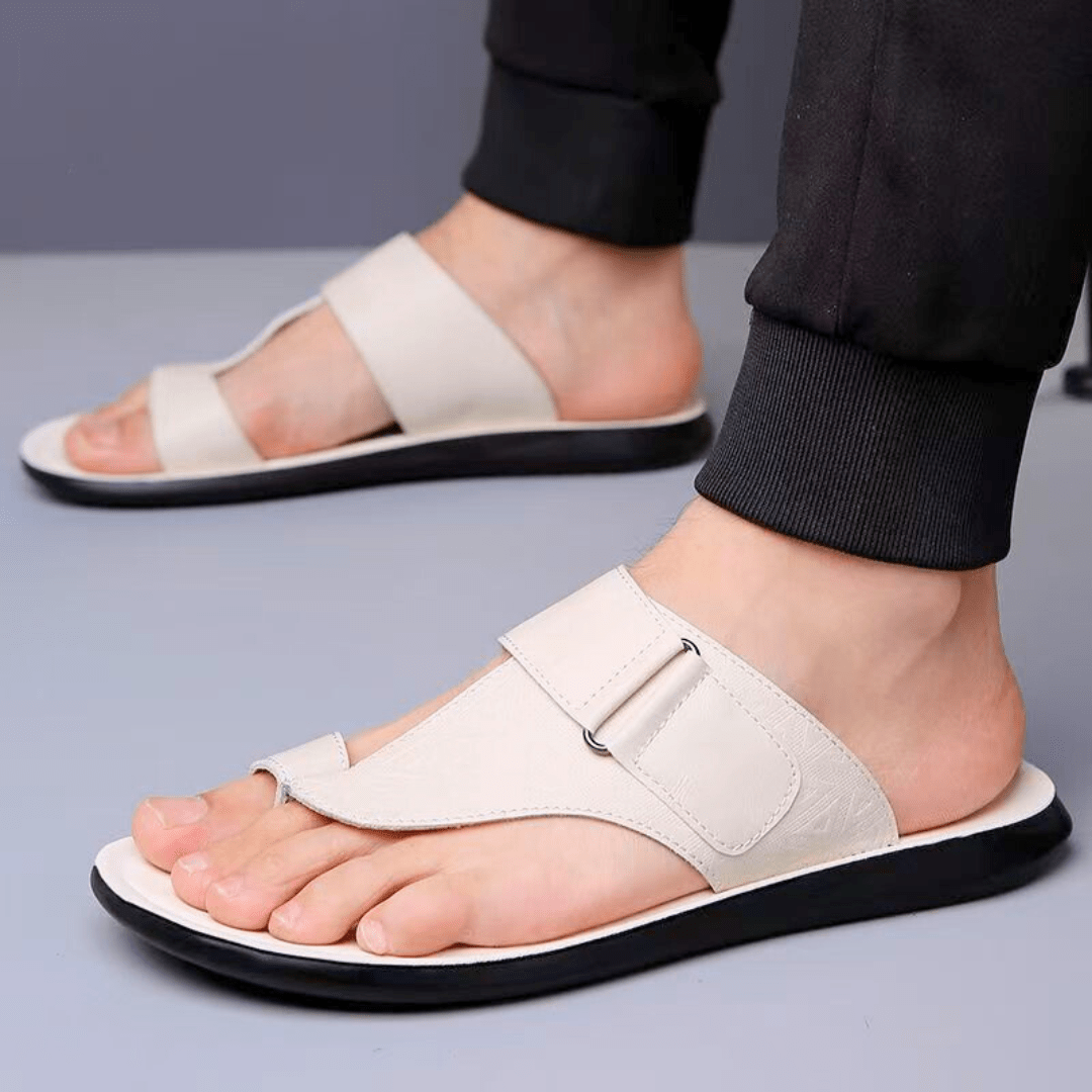 Sterling Heritage Leather Sandal - Greyson Vale