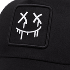 Stitched Smile Trucker Hat - Black - 