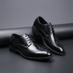 The Alderton Leather Derby - Black - 5.5