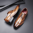 The Alderton Leather Derby - Brown - 5.5