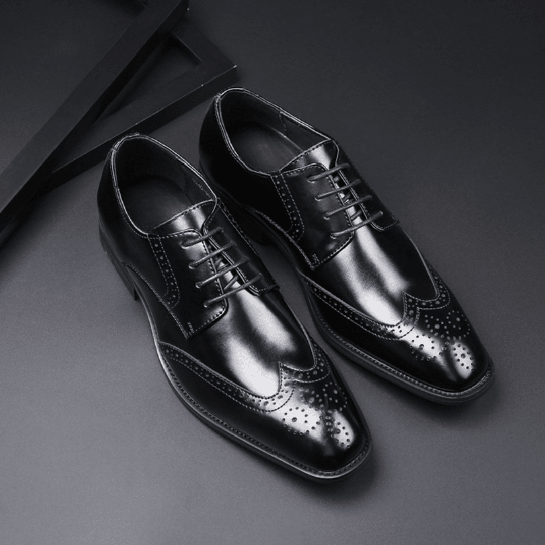 The Alderton Leather Derby - Black - 5.5