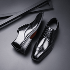 The Alderton Leather Derby - Black - 5.5