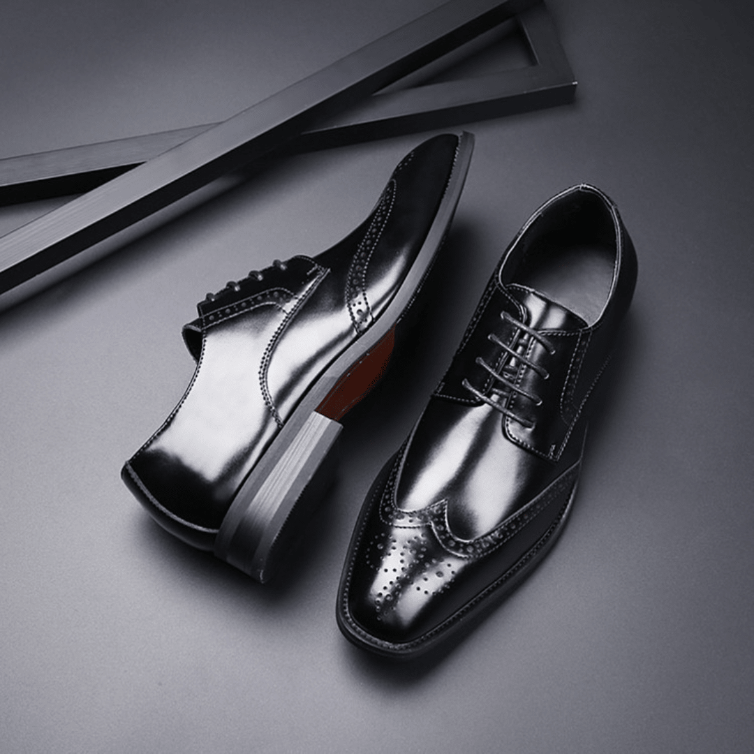 The Alderton Leather Derby - Black - 5.5