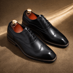 The Aldridge Wingtip Oxford - Black - 5.5