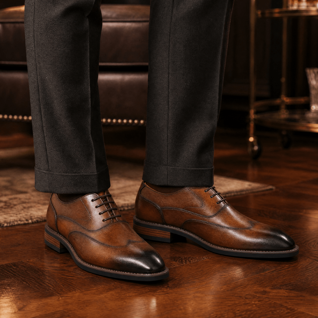 The Aldridge Wingtip Oxford - Brown - 5.5