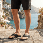 The Amalfi Sandal - Black - 5.5