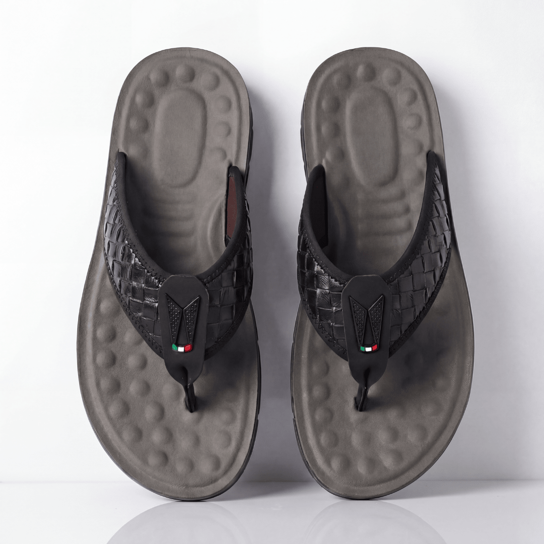 The Amalfi Sandal - Black - 5.5